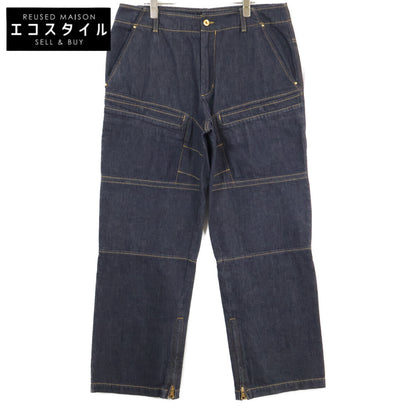 MONCLER モンクレール GENIUS 3 ジーニアス3 x MERCEDES-BENZ BY NIGO【新品同様/24年製】K14012A00002 PANTALONE ロゴ刺繍 ジップフライ デニムパンツ ボトムス