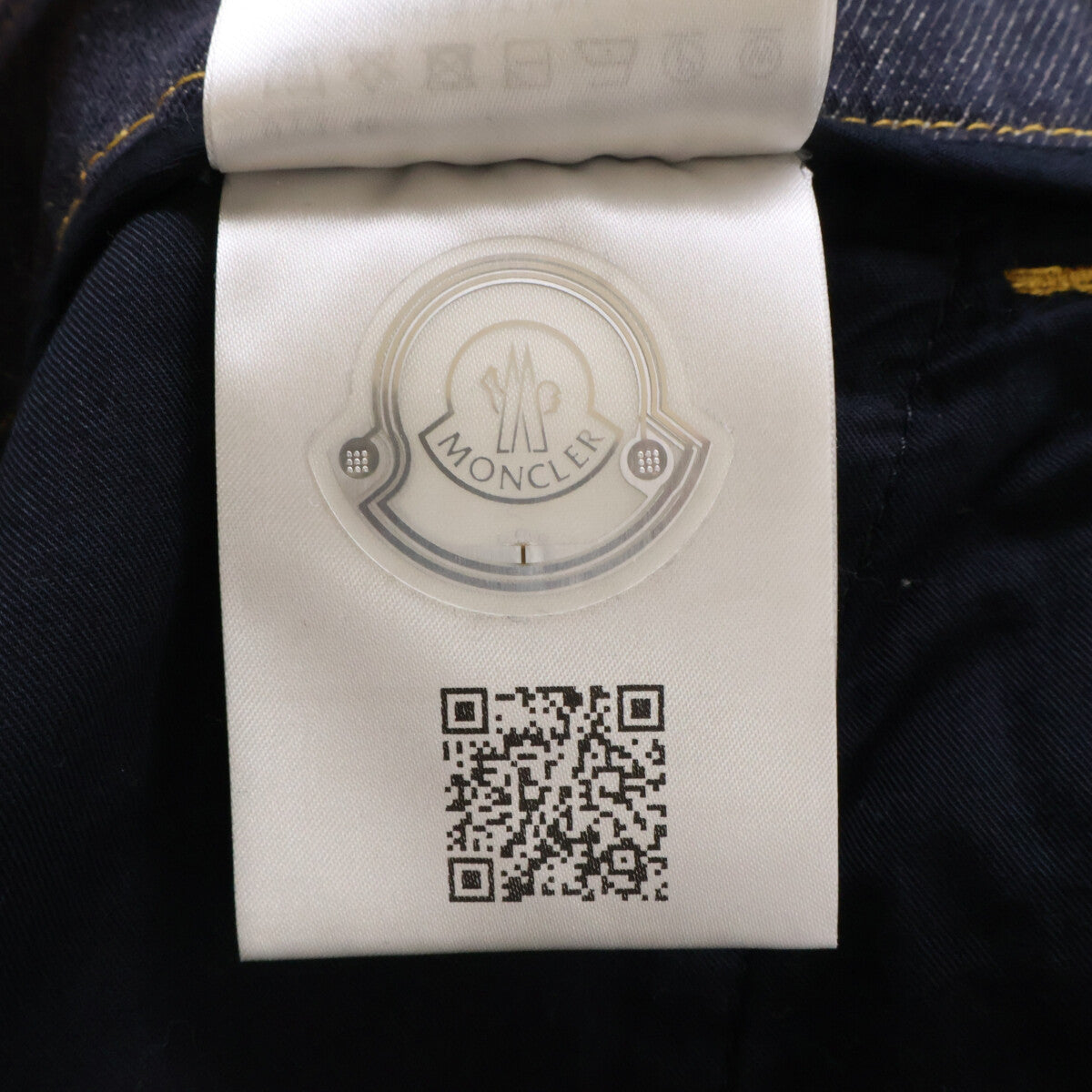 MONCLER モンクレール GENIUS 3 ジーニアス3 x MERCEDES-BENZ BY NIGO【新品同様/24年製】K14012A00002 PANTALONE ロゴ刺繍 ジップフライ デニムパンツ ボトムス