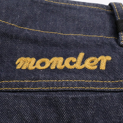 MONCLER モンクレール GENIUS 3 ジーニアス3 x MERCEDES-BENZ BY NIGO【新品同様/24年製】K14012A00002 PANTALONE ロゴ刺繍 ジップフライ デニムパンツ ボトムス
