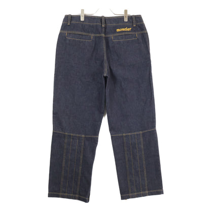 MONCLER モンクレール GENIUS 3 ジーニアス3 x MERCEDES-BENZ BY NIGO【新品同様/24年製】K14012A00002 PANTALONE ロゴ刺繍 ジップフライ デニムパンツ ボトムス