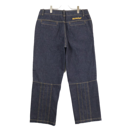 MONCLER モンクレール GENIUS 3 ジーニアス3 x MERCEDES-BENZ BY NIGO【新品同様/24年製】K14012A00002 PANTALONE ロゴ刺繍 ジップフライ デニムパンツ ボトムス