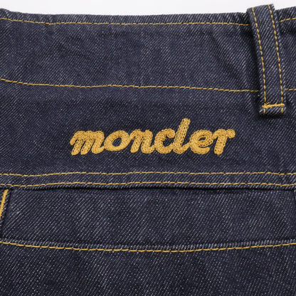 MONCLER モンクレール GENIUS 3 ジーニアス3 x MERCEDES-BENZ BY NIGO【新品同様/24年製】K14012A00002 PANTALONE ロゴ刺繍 ジップフライ デニムパンツ ボトムス
