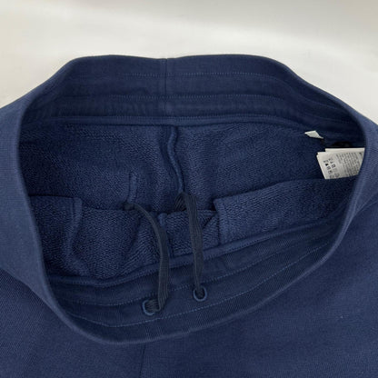 MONCLER モンクレール 【GENIUS】×MERCEDES-BENZ BY NIGO 25SS SHORTS ネイビー×イエロー コットン ロゴ刺繍 スウェットショーツ ボトムス