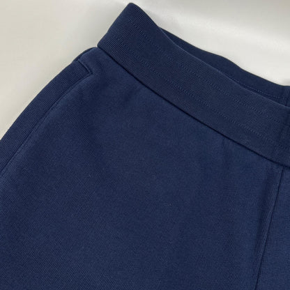 MONCLER モンクレール 【GENIUS】×MERCEDES-BENZ BY NIGO 25SS SHORTS ネイビー×イエロー コットン ロゴ刺繍 スウェットショーツ ボトムス