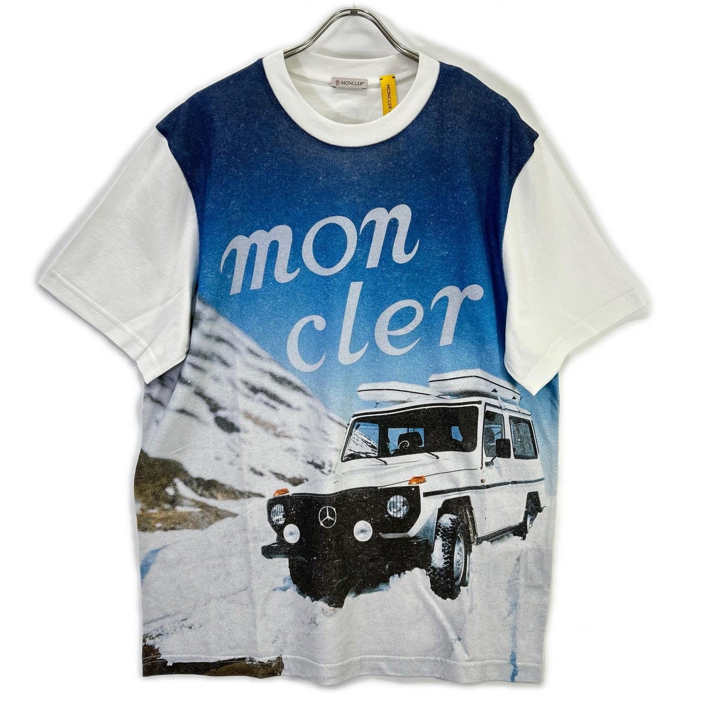 MONCLER モンクレール 【GENIUS】×MERCEDES-BENZ BY NIGO 25SS SS T-SHIRT ホワイト コットン アーカイブフォトプリント Tシャツ トップス
