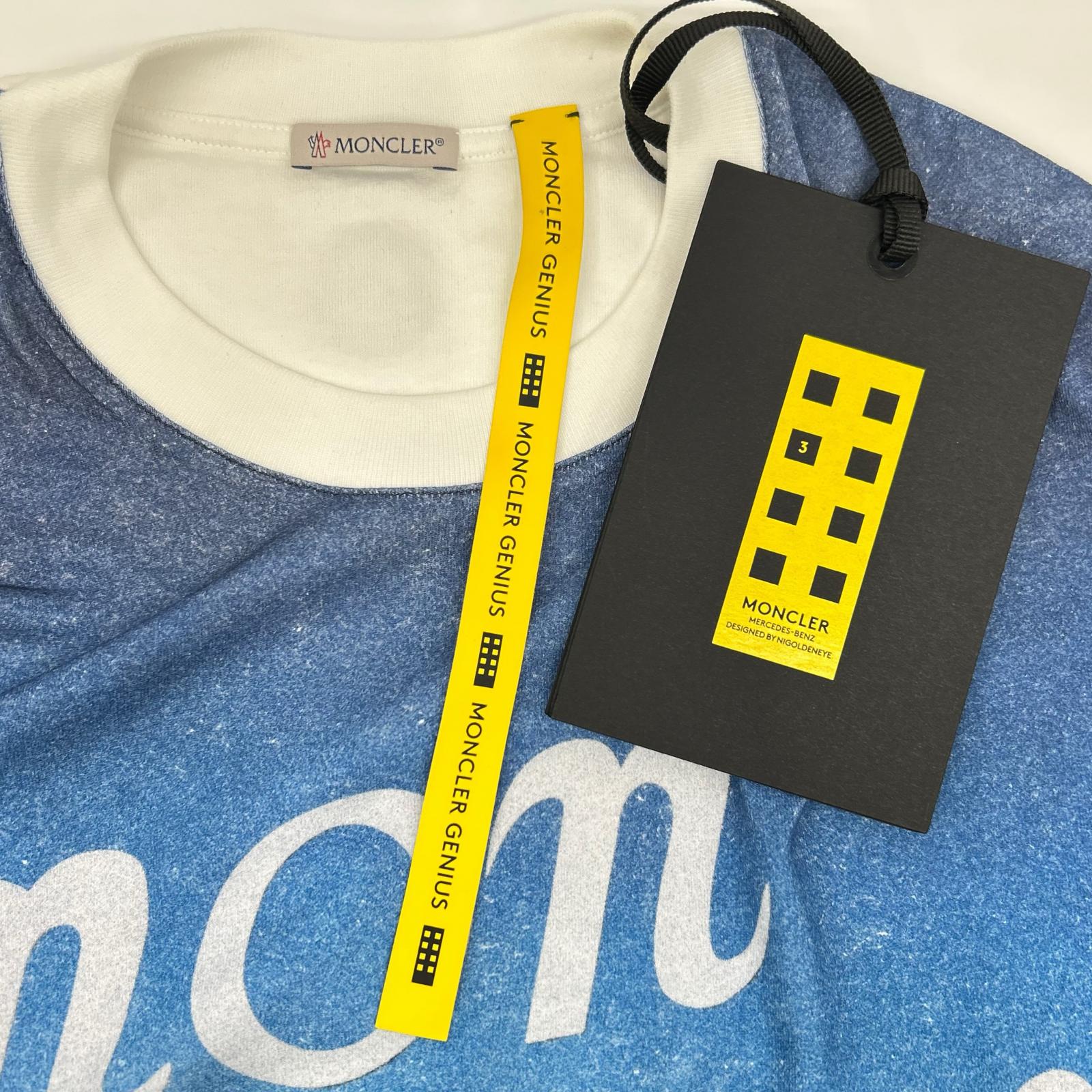 MONCLER モンクレール 【GENIUS】×MERCEDES-BENZ BY NIGO 25SS SS T-SHIRT ホワイト コットン アーカイブフォトプリント Tシャツ トップス