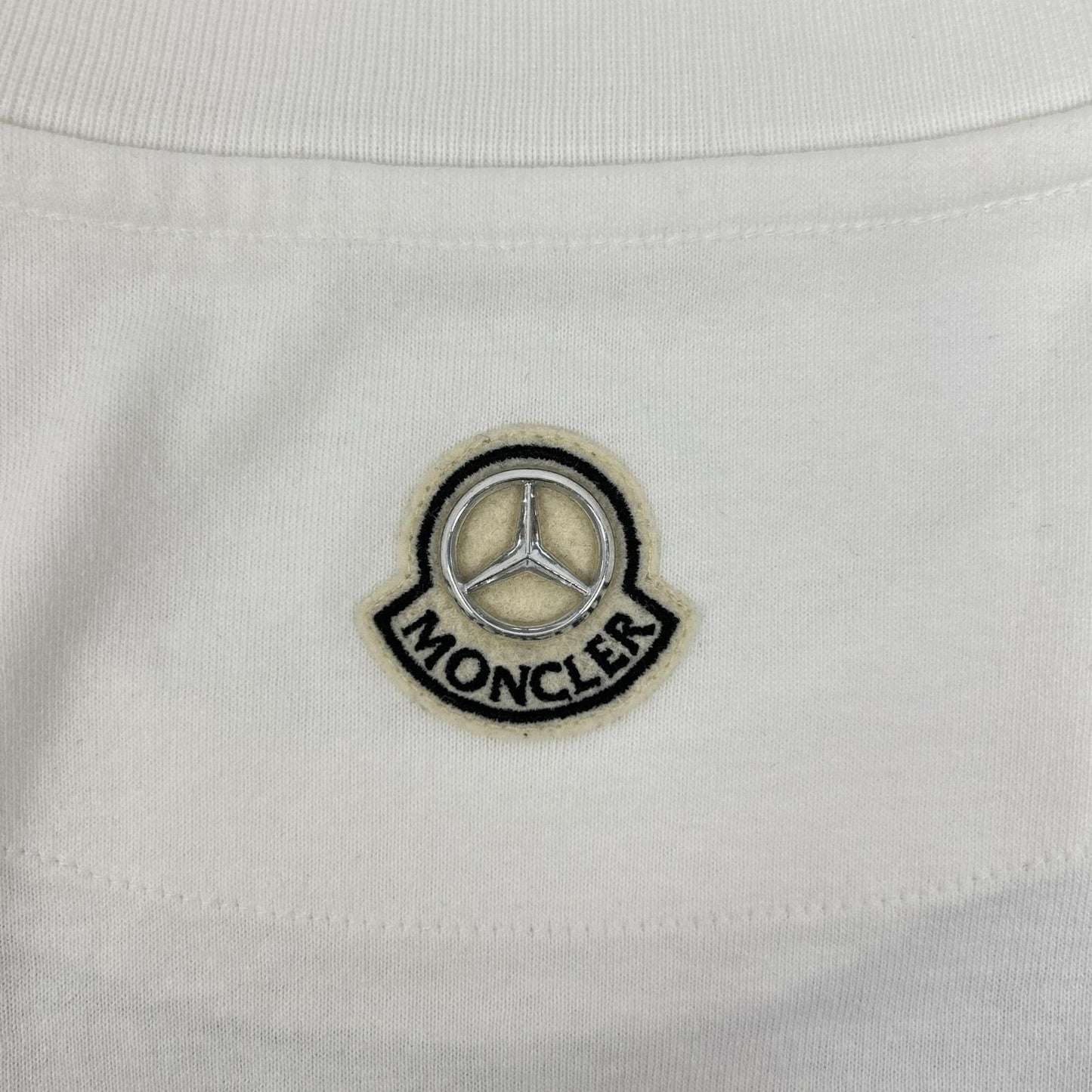 MONCLER モンクレール 【GENIUS】×MERCEDES-BENZ BY NIGO 25SS SS T-SHIRT ホワイト コットン アーカイブフォトプリント Tシャツ トップス