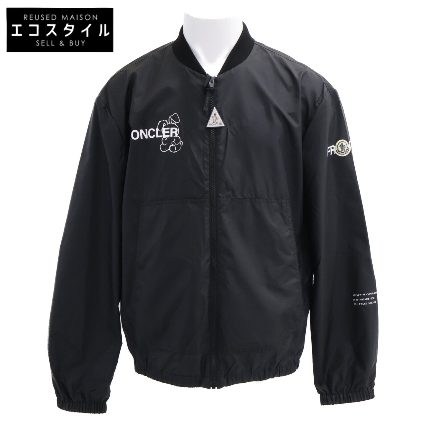 MONCLER モンクレール GENIUS 7 ジーニアス7ｘFRAGMENT HIROSHI FUJIWARA【新品同様/24年製】OSTRIA バックプリント ボンバージャケット ジャケット