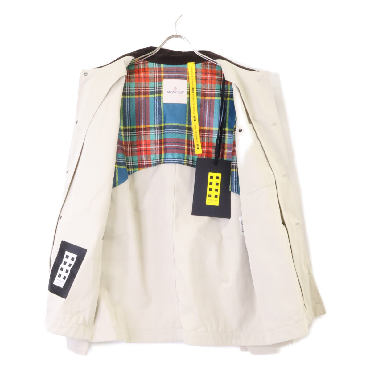 MONCLER モンクレール GENIUS x FRAGMENT HIROSHI FUJIWARA 新品同様 25SS GEIKE コットン 襟コーデュロイ カバーオールジャケット ジャケット