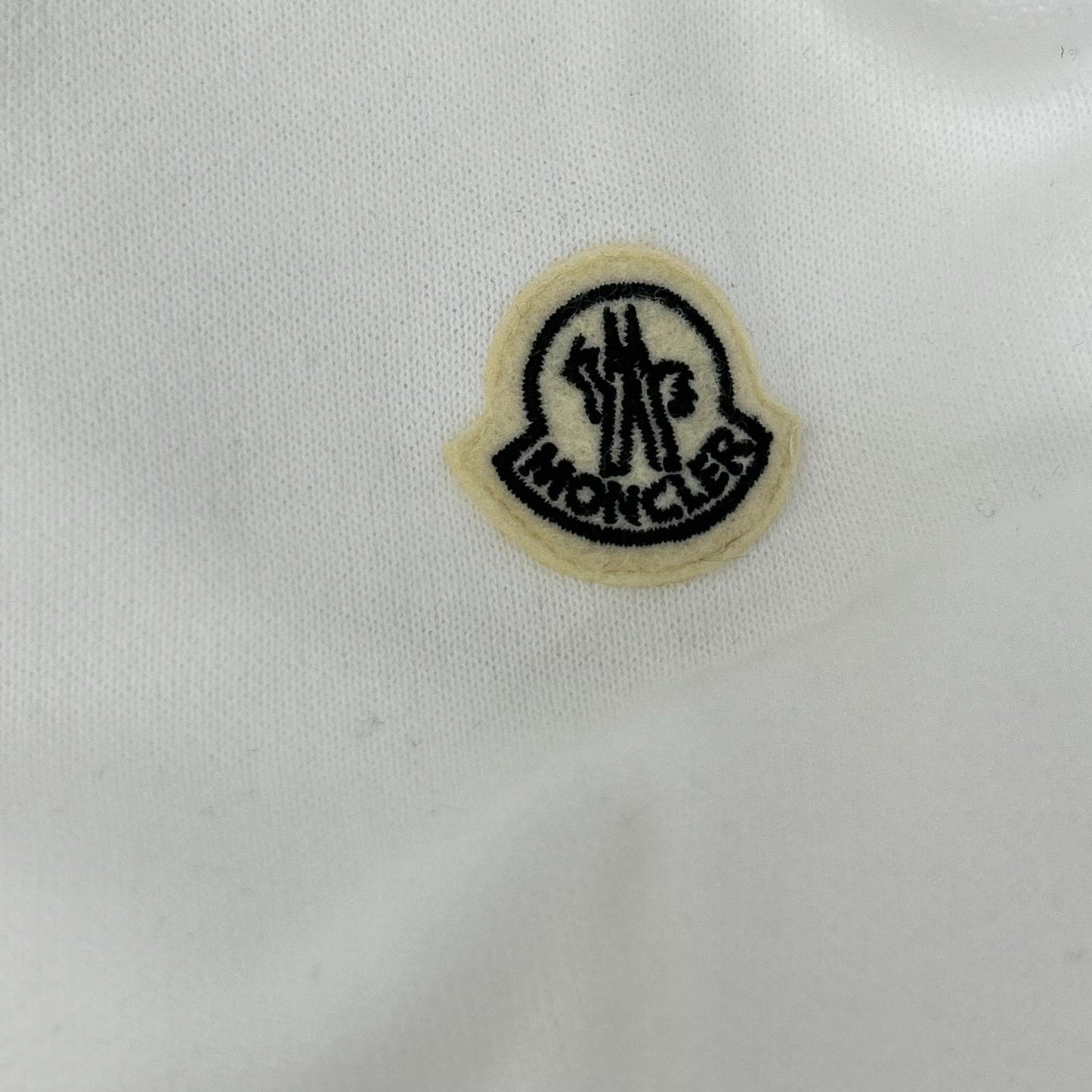 MONCLER モンクレール 【GENIUS】×FRAGMENT HIROSHI FUJIWARA 25SS HOODIE ホワイト コットン ロゴプリントスウェットフーディプルオーバー トップス