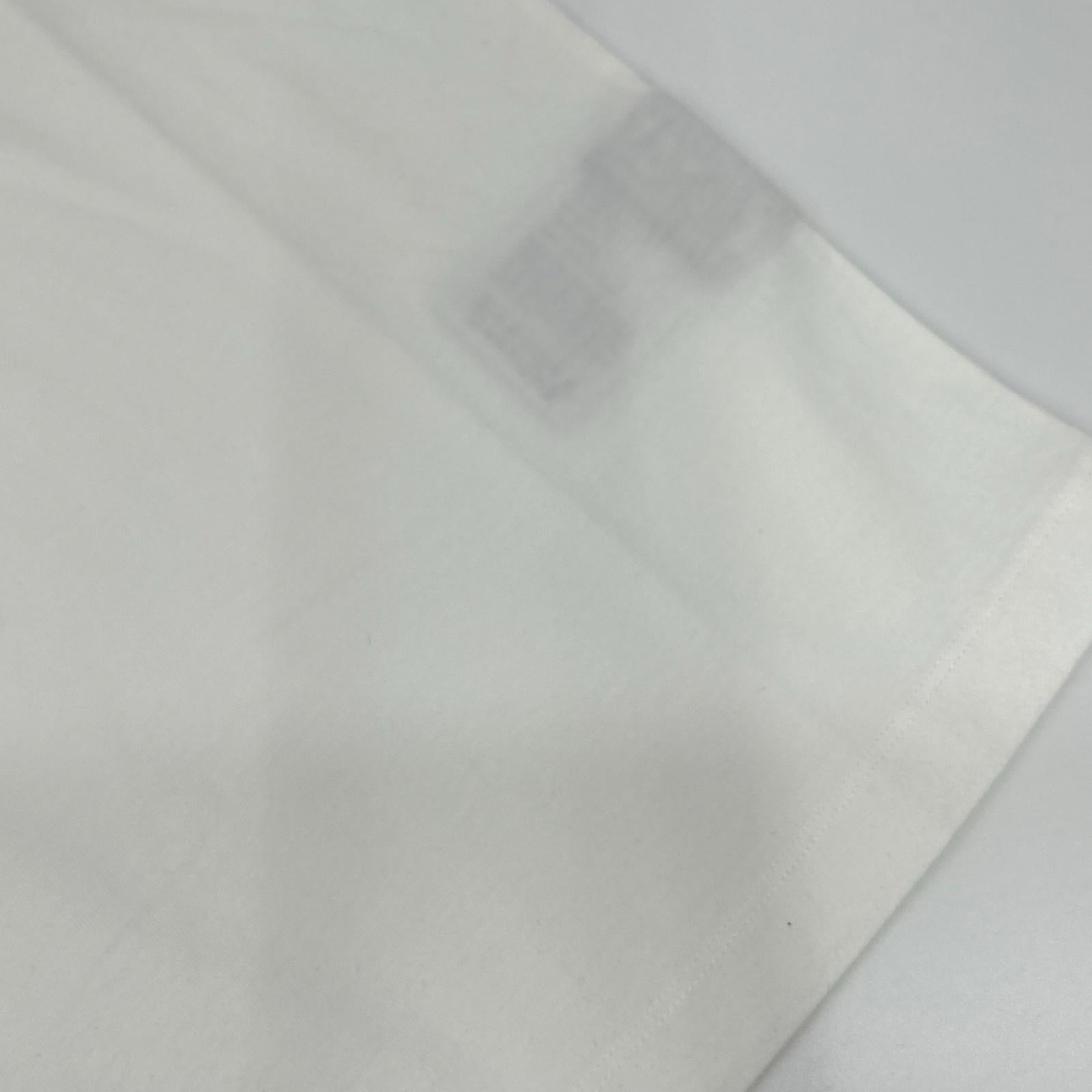 MONCLER モンクレール 【GENIUS】×FRAGMENT HIROSHI FUJIWARA 25SS LS T-SHIRT ホワイト コットン キャットロゴ ロングスリーブカットソー トップス