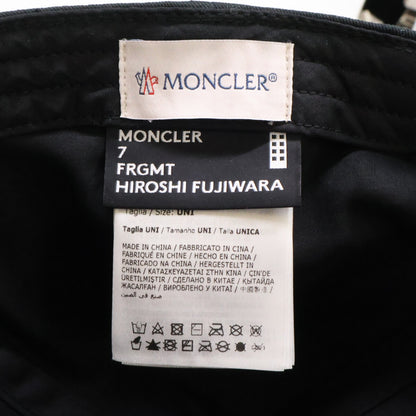 MONCLER モンクレール x FRGMT HIROSHI FUJIWARA フラグメント 【新品同様/国内正規】K109U3B00005 04863 BASEBALL コットンギャバジン ベースボールキャップ 帽子