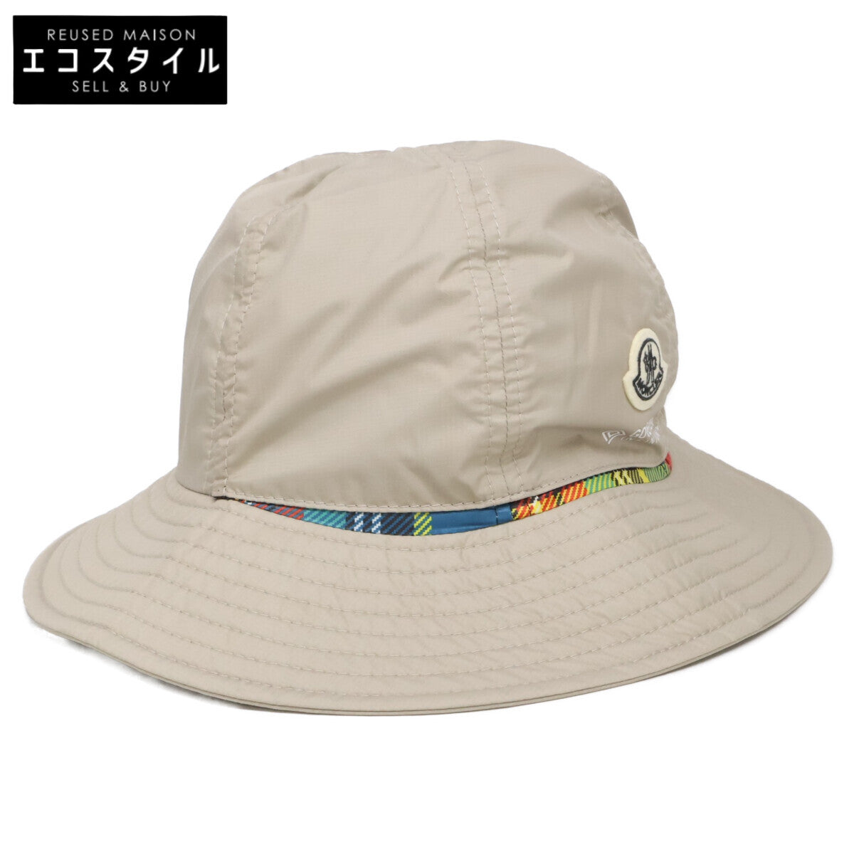 MONCLER x FRGMT HIROSHI FUJIWARA FRAGMENT like-new/domestic authorized K109U3B00001 M5848 BUCKET HAT nylon bucket hat