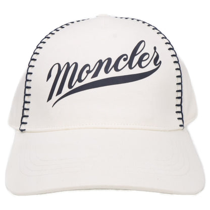 MONCLER モンクレール 【新品同様/国内正規】I10913B00017 0U082 BASEBALL コットンギャバジン レタリングロゴ ベースボールキャップ 帽子