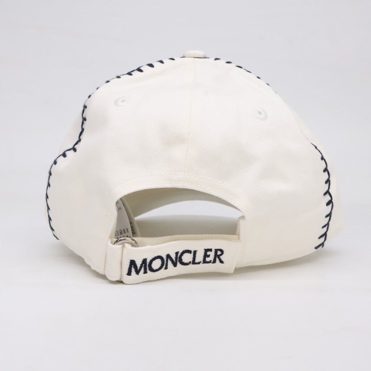 MONCLER モンクレール 【新品同様/国内正規】I10913B00017 0U082 BASEBALL コットンギャバジン レタリングロゴ ベースボールキャップ 帽子