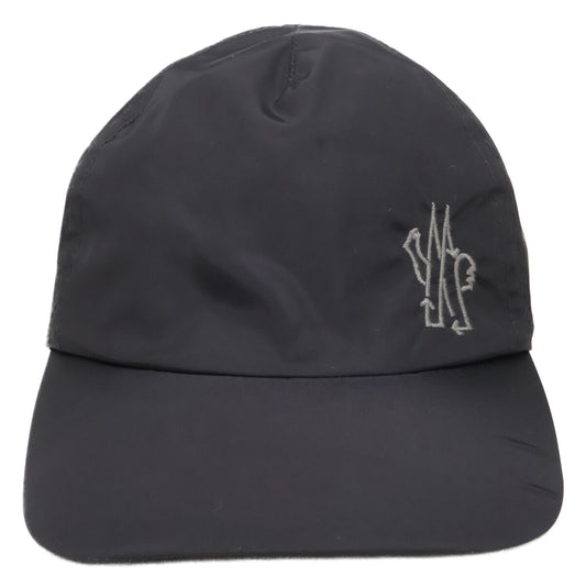 MONCLER モンクレール 【美品/国内正規】BORN TO PROTECT ボーントゥプロテクト I10913B00043 539ZD BASEBALL ロゴ刺繍 ナイロン ベースボールキャップ 帽子