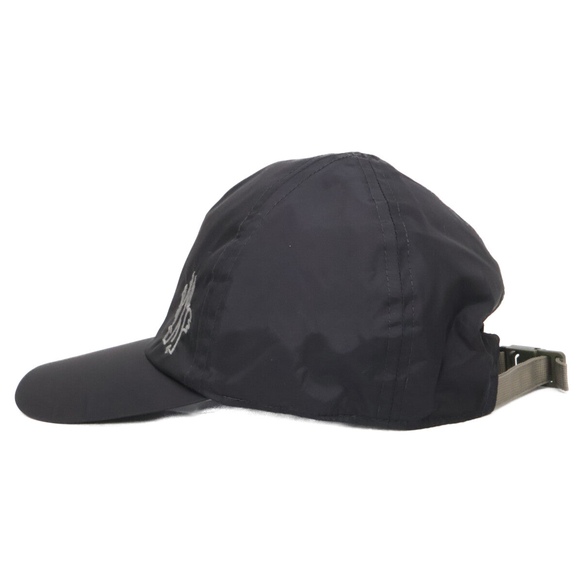 MONCLER モンクレール 【美品/国内正規】BORN TO PROTECT ボーントゥプロテクト I10913B00043 539ZD BASEBALL ロゴ刺繍 ナイロン ベースボールキャップ 帽子