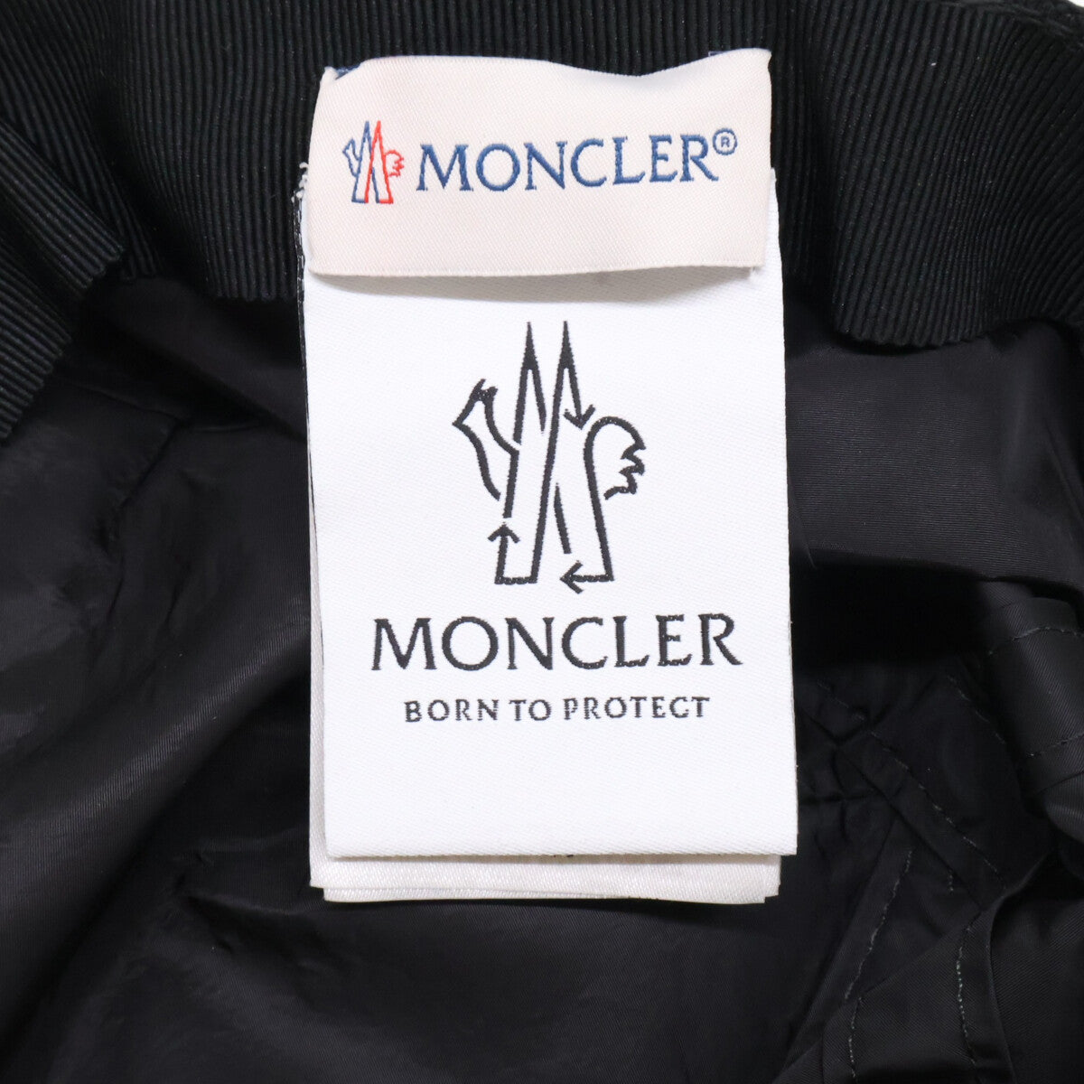 MONCLER モンクレール 【美品/国内正規】BORN TO PROTECT ボーントゥプロテクト I10913B00043 539ZD BASEBALL ロゴ刺繍 ナイロン ベースボールキャップ 帽子