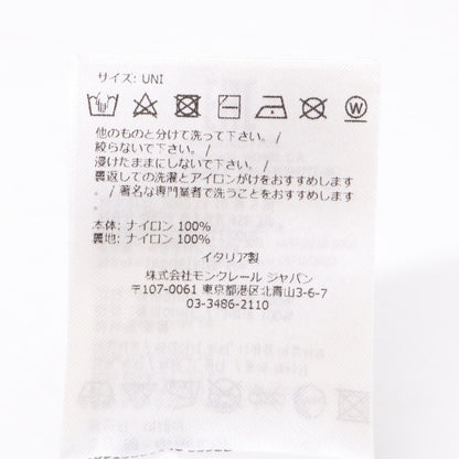 MONCLER モンクレール 【美品/国内正規】BORN TO PROTECT ボーントゥプロテクト I10913B00043 539ZD BASEBALL ロゴ刺繍 ナイロン ベースボールキャップ 帽子