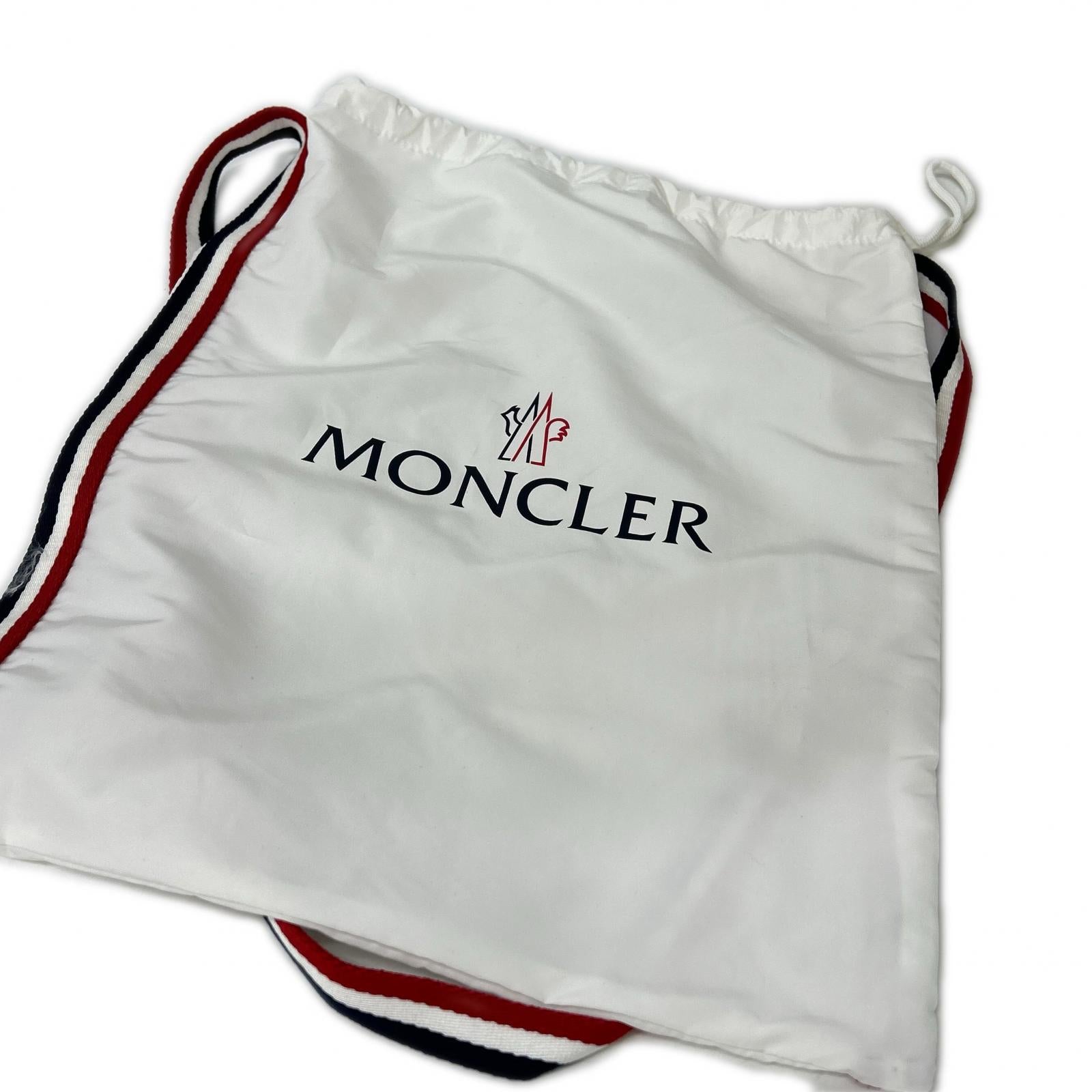 MONCLER モンクレール 【新品同様】23SS MONTE RUNNER ナイロンニット/キャンバス ヴィブラムソール ハイトップ スニーカー シューズ