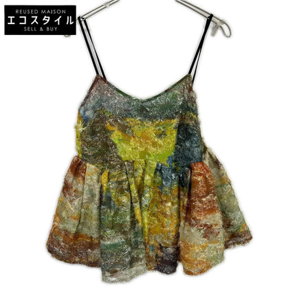 Ameri アメリ マルチカラー MEDI RACHEL FLUFFY ART CAMISOLE キャミトップス トップス