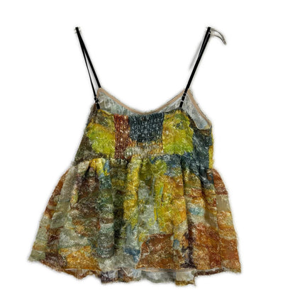 Ameri アメリ マルチカラー MEDI RACHEL FLUFFY ART CAMISOLE キャミトップス トップス