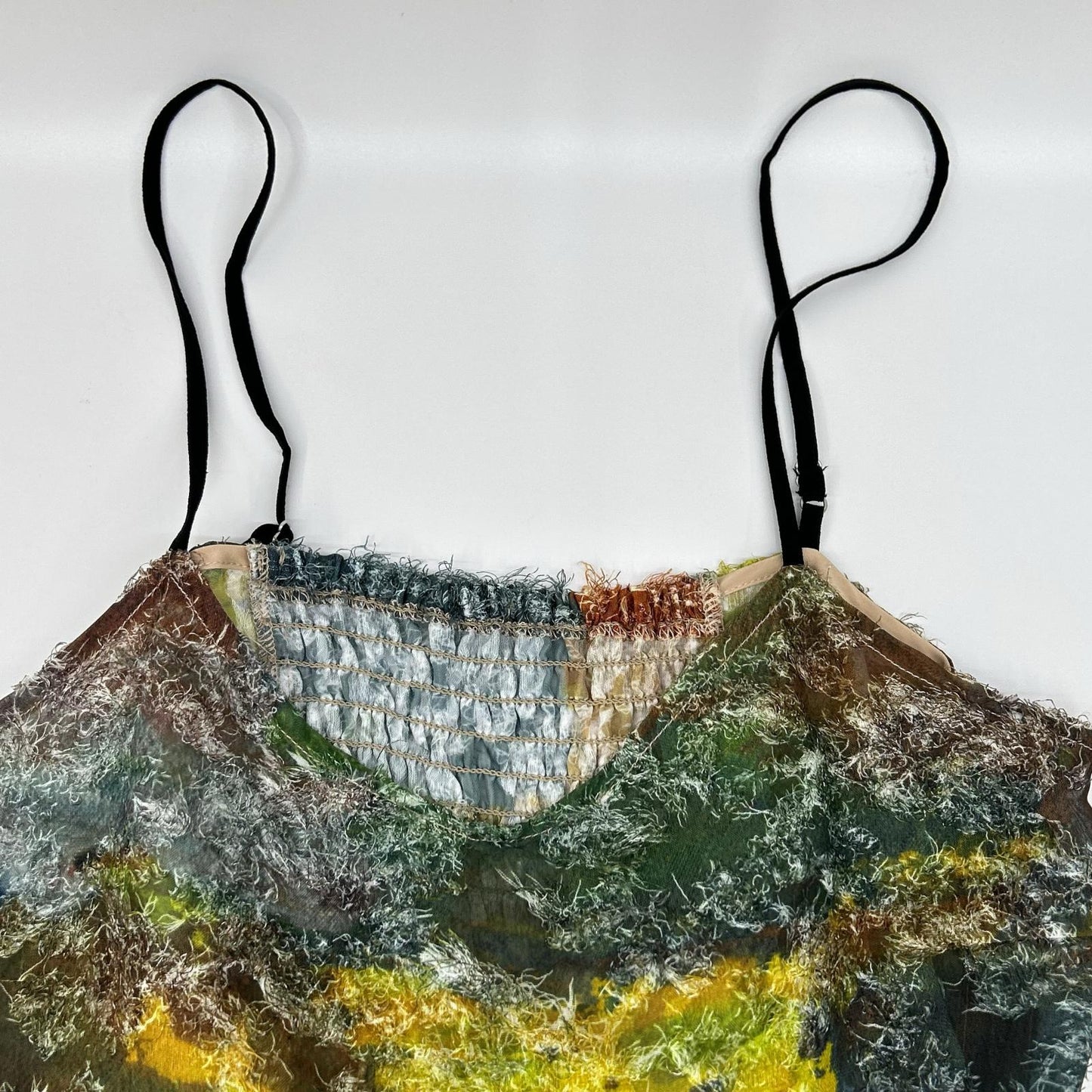 Ameri アメリ マルチカラー MEDI RACHEL FLUFFY ART CAMISOLE キャミトップス トップス