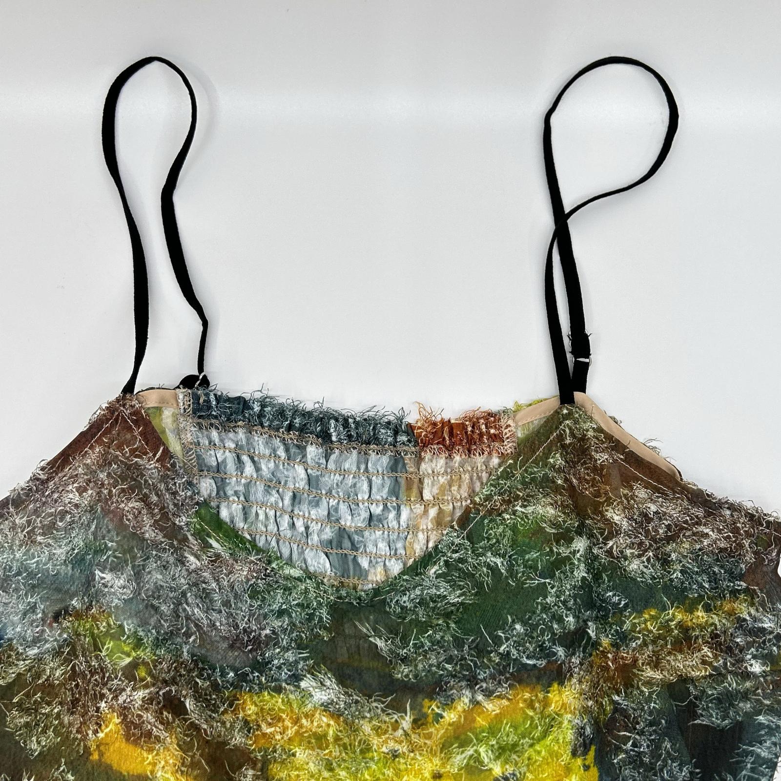 Ameri アメリ マルチカラー MEDI RACHEL FLUFFY ART CAMISOLE キャミトップス トップス