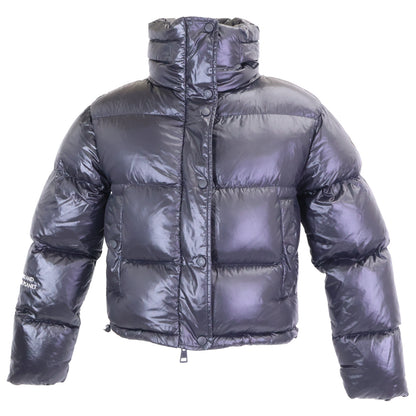 MONCLER モンクレール 新品同様 BORN TO PROTECT DAMGAN リサイクルナイロン バックレタリング ショートダウンジャケット ジャケット