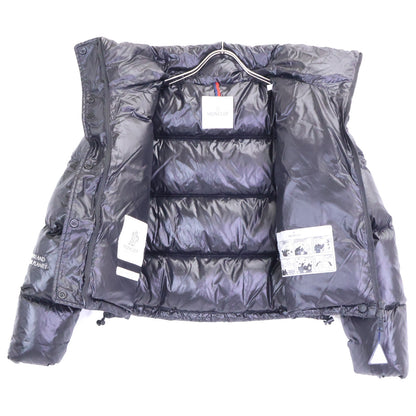 MONCLER モンクレール 新品同様 BORN TO PROTECT DAMGAN リサイクルナイロン バックレタリング ショートダウンジャケット ジャケット