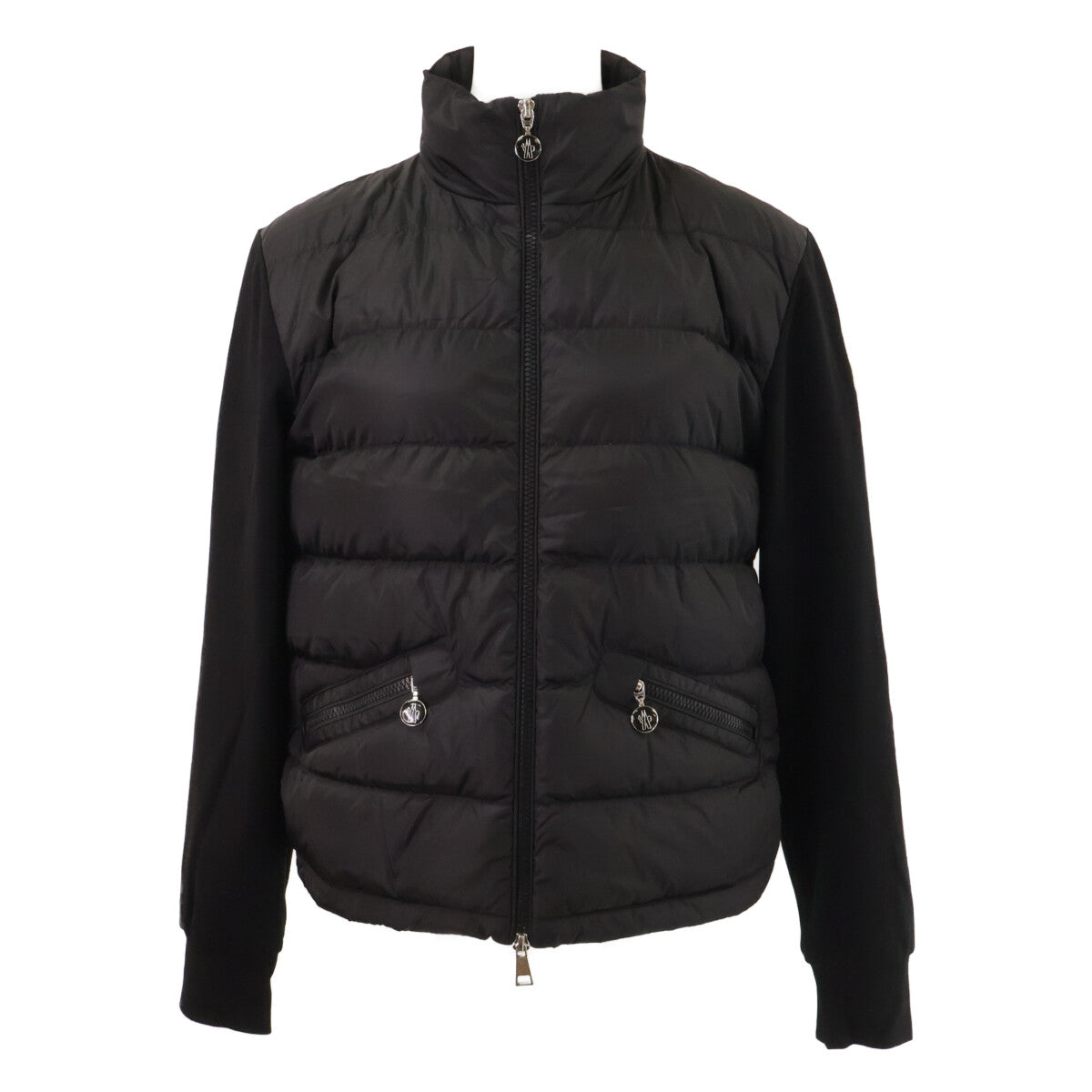 MONCLER モンクレール 【23年製】FELPA APERTA CON ZIP スウェット切替 ダウンブルゾン ジャケット