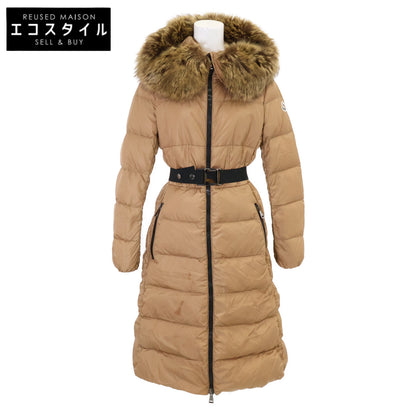 MONCLER モンクレール BOUCAGE ボカージョ ベルト付 フェイクファーフーディダウン コート