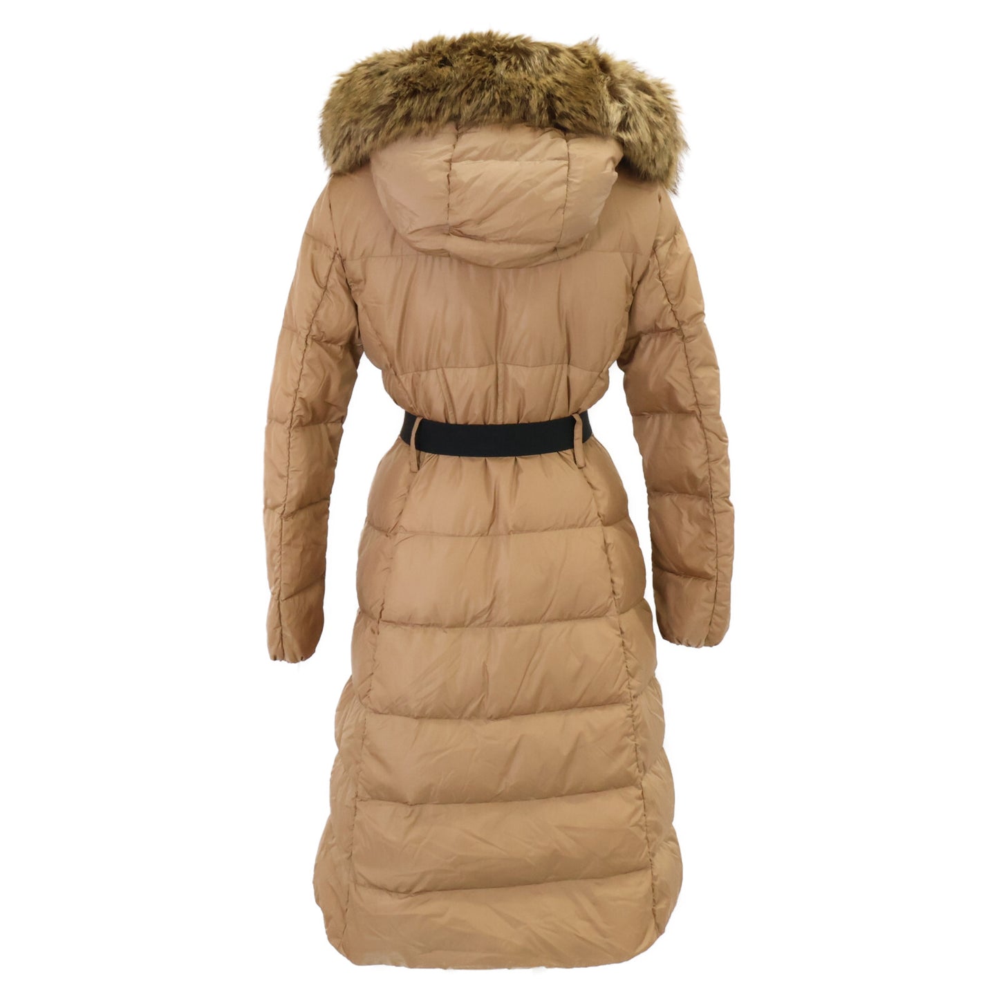 MONCLER モンクレール BOUCAGE ボカージョ ベルト付 フェイクファーフーディダウン コート