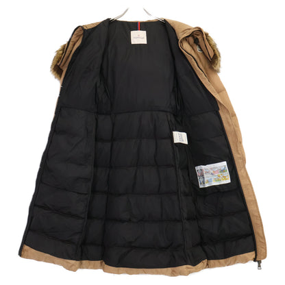 MONCLER モンクレール BOUCAGE ボカージョ ベルト付 フェイクファーフーディダウン コート