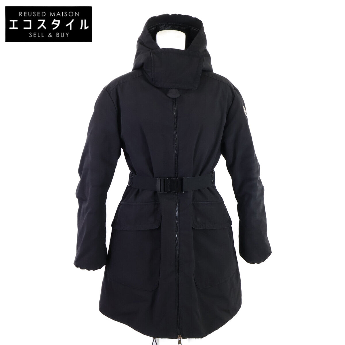MONCLER Moncler 22AW BONLIEU/Montluel belted hooded down coat coat