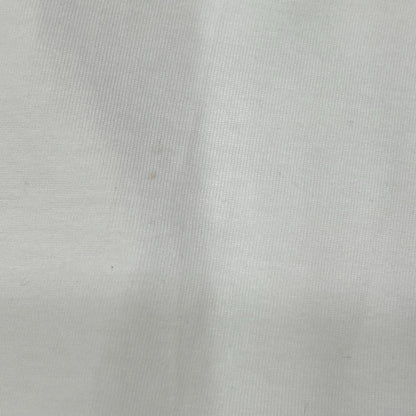 MONCLER モンクレール 17年製 MAGLIA ホワイト×レッド コットン フラワー刺繍 ショルダージップ ショートスリーブカットソー トップス
