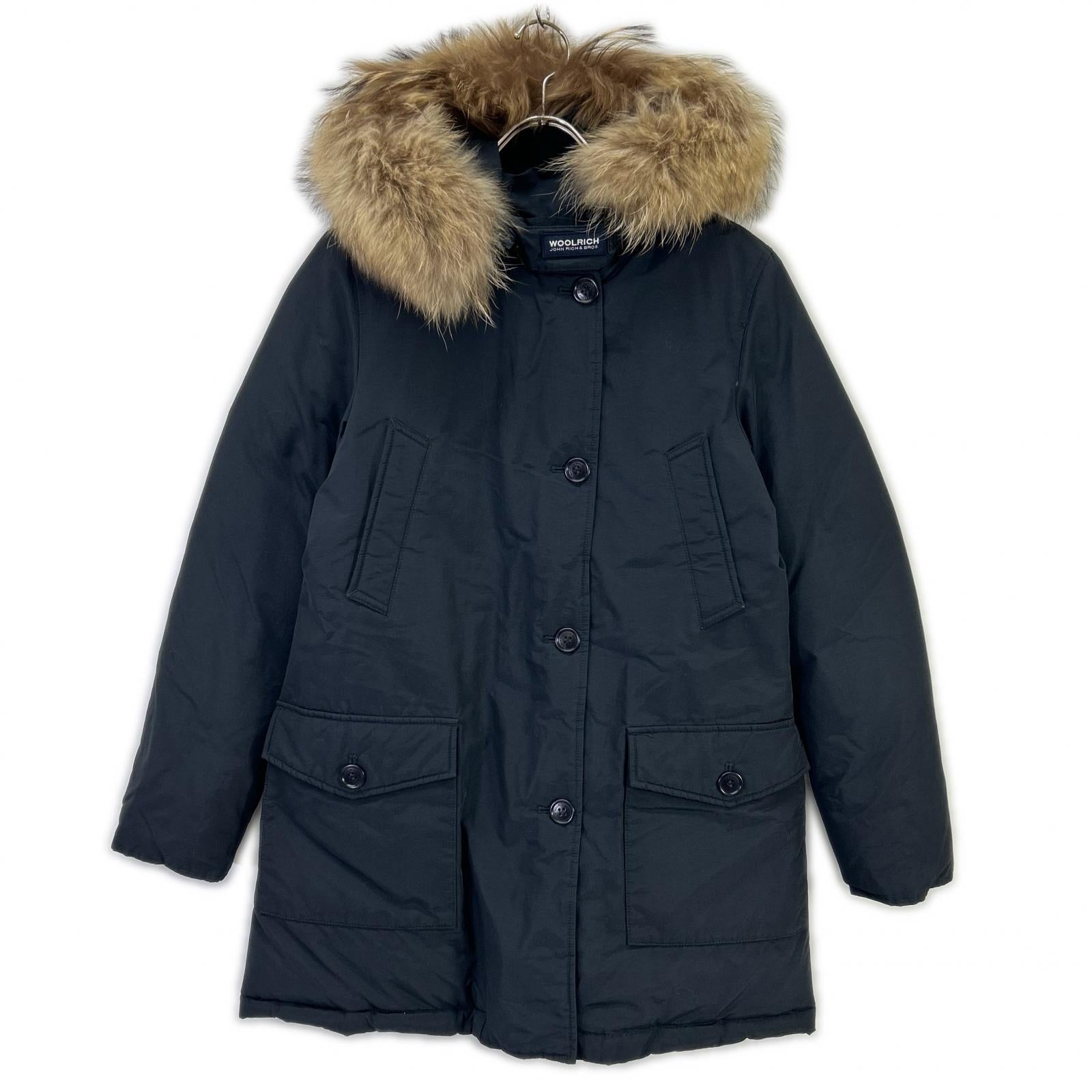WOOLRICH ウールリッチ 1602176 ブラック アークティックパーカ ファー付きダウンジャケット ジャケット