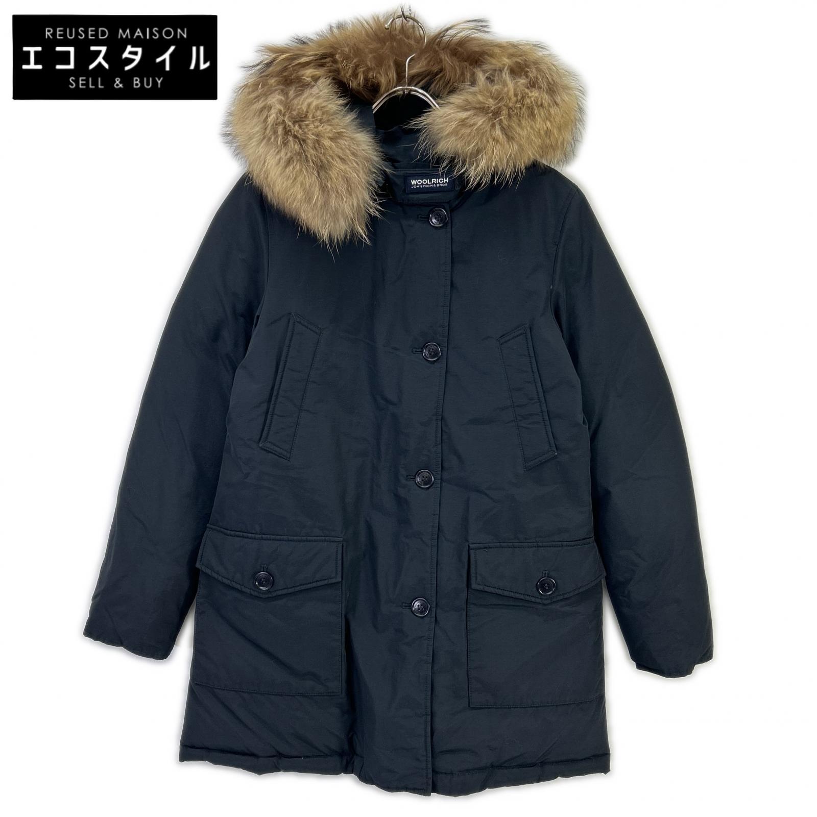 WOOLRICH ウールリッチ 1602176 ブラック アークティックパーカ ファー付きダウンジャケット ジャケット