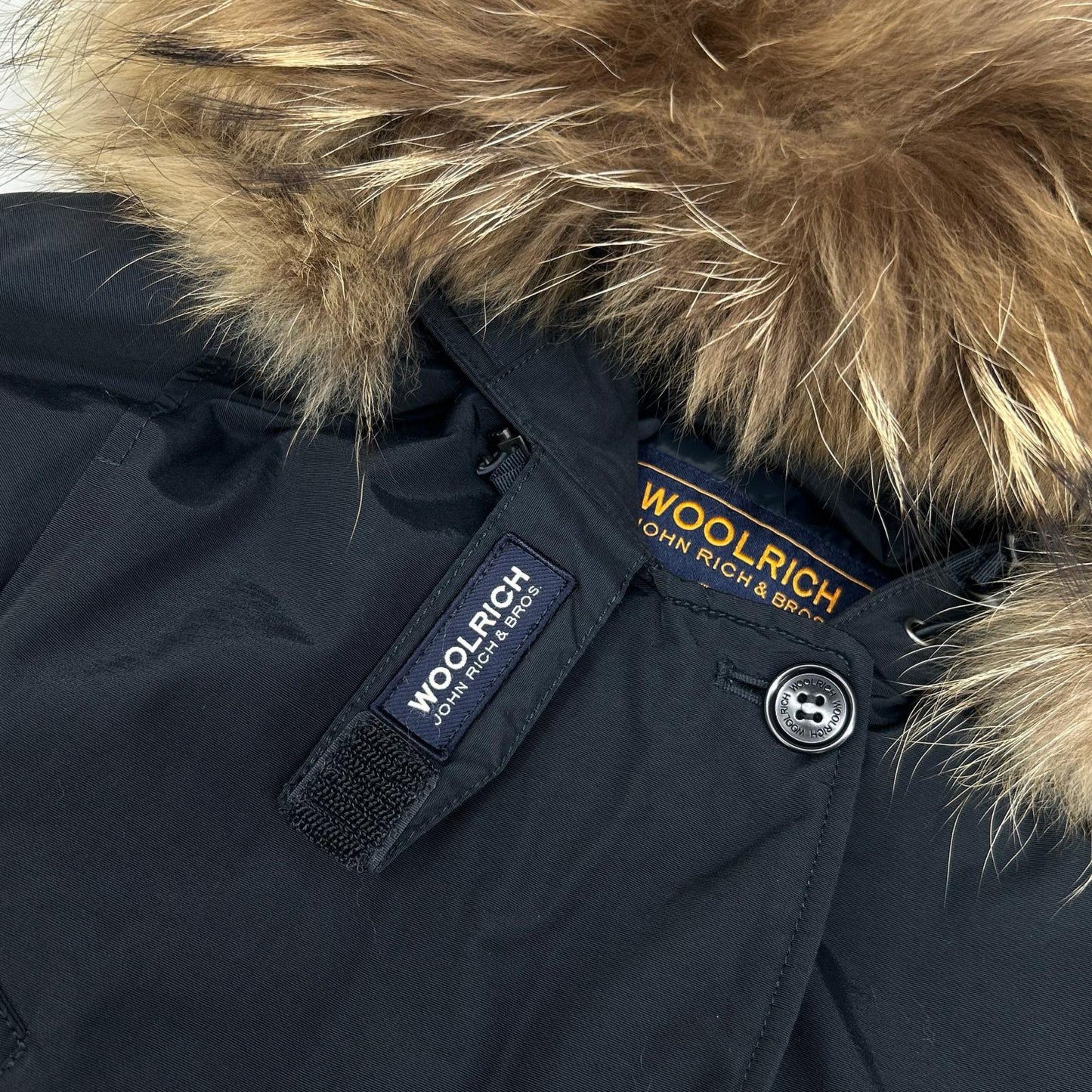 WOOLRICH ウールリッチ 1602176 ブラック アークティックパーカ ファー付きダウンジャケット ジャケット