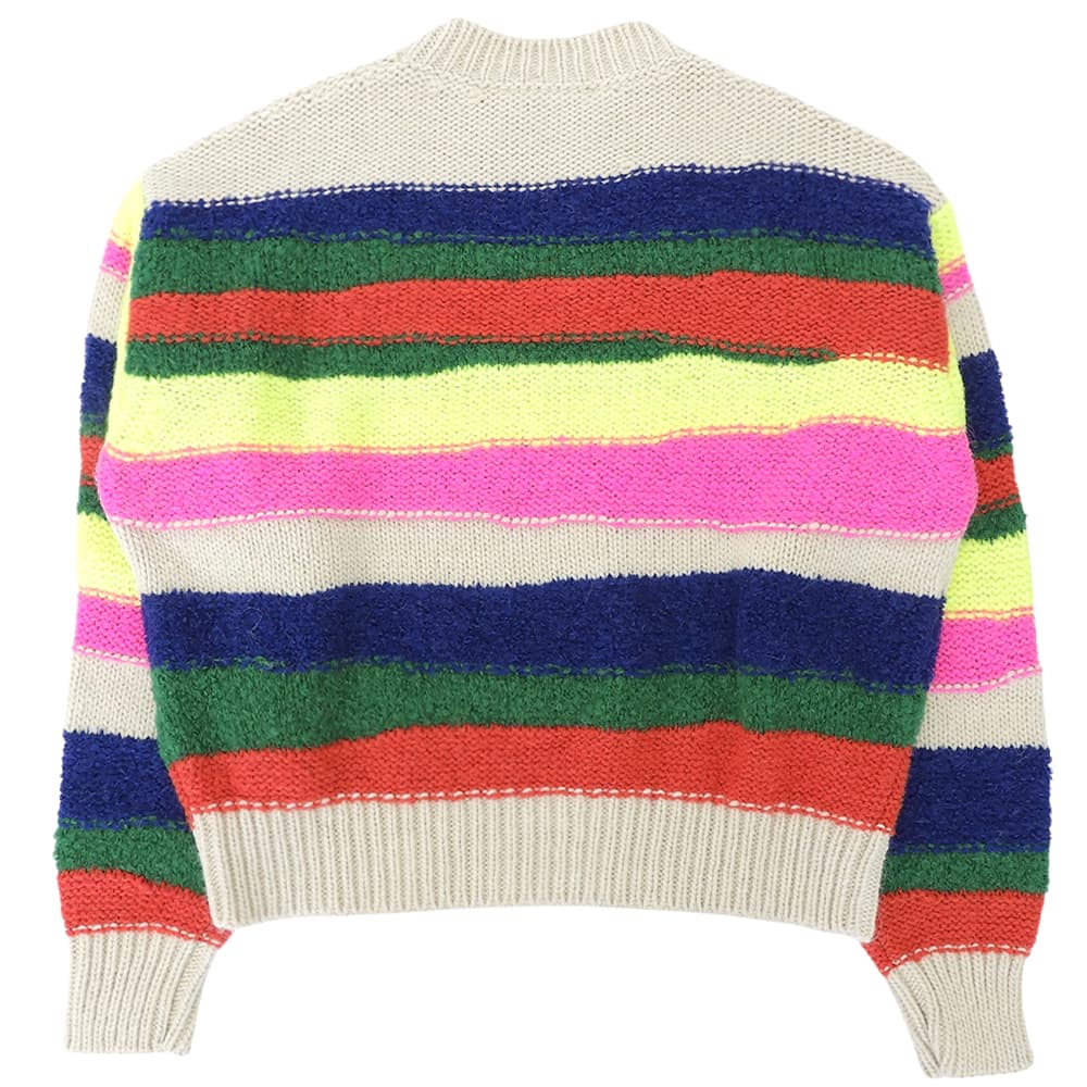 DSQUARED2 ディースクエアード ボーダー クルーネックニット トップス レディース マルチカラー L S75HA1218 トップス