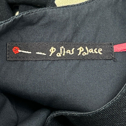 Pallas Palace パラスパレス PFOP-9527B インディゴ 藍染 フラワーデザイン ノースリーブワンピース ワンピース