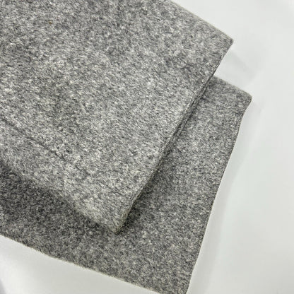 MAXMARA STUDIO マックスマーラスタジオ 73136 グレー フォックスファー付き ウールコート コート