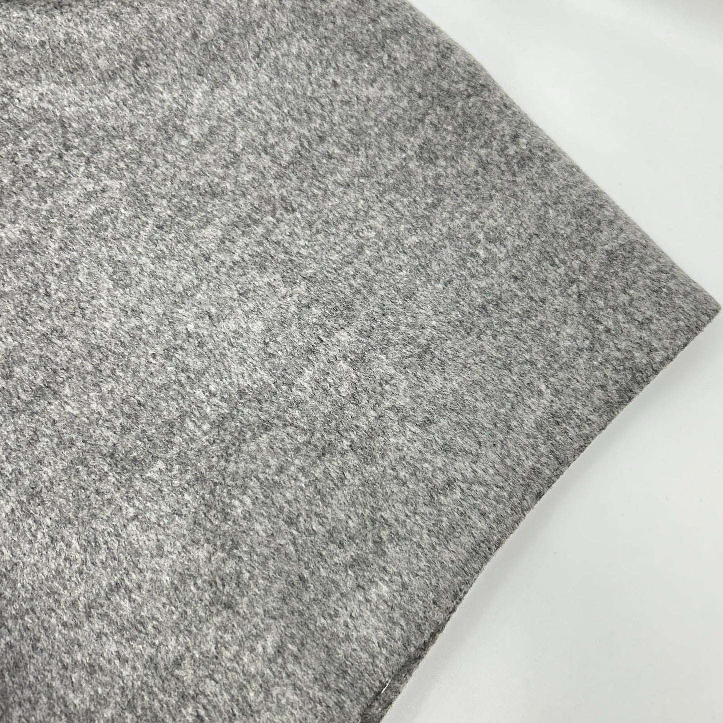 MAXMARA STUDIO マックスマーラスタジオ 73136 グレー フォックスファー付き ウールコート コート