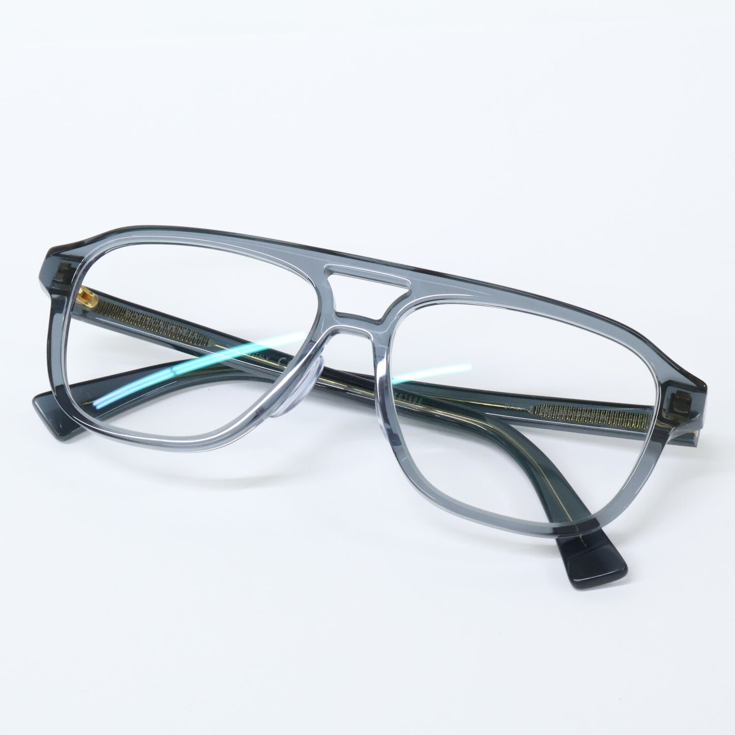 BOTTEGA VENETA ボッテガヴェネタ BV1294 Optical パイロットシェイプ セルフレーム アイウェア 眼鏡