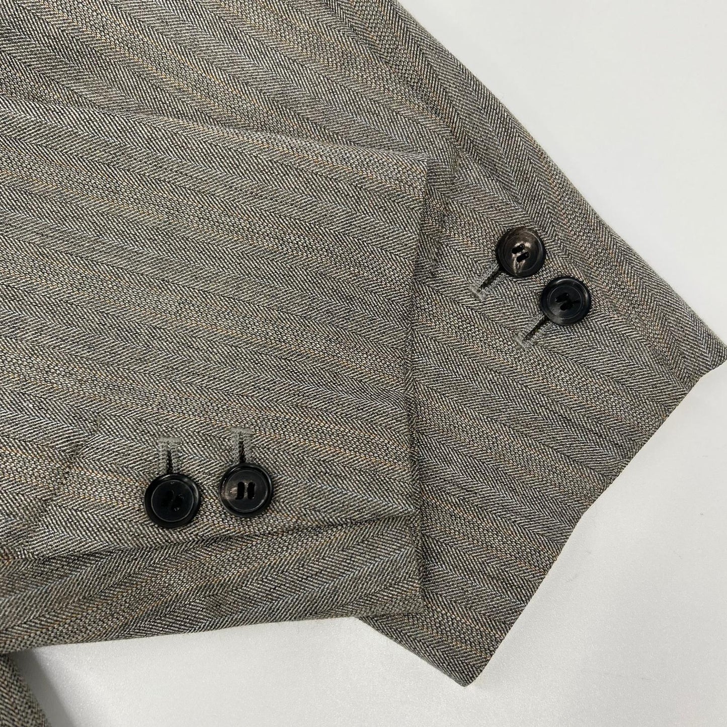 AURALEE オーラリー A8SJ01WH グレー WOOL SILK HERRINGBONE DOUBLE-BREASTED JACKET ジャケット
