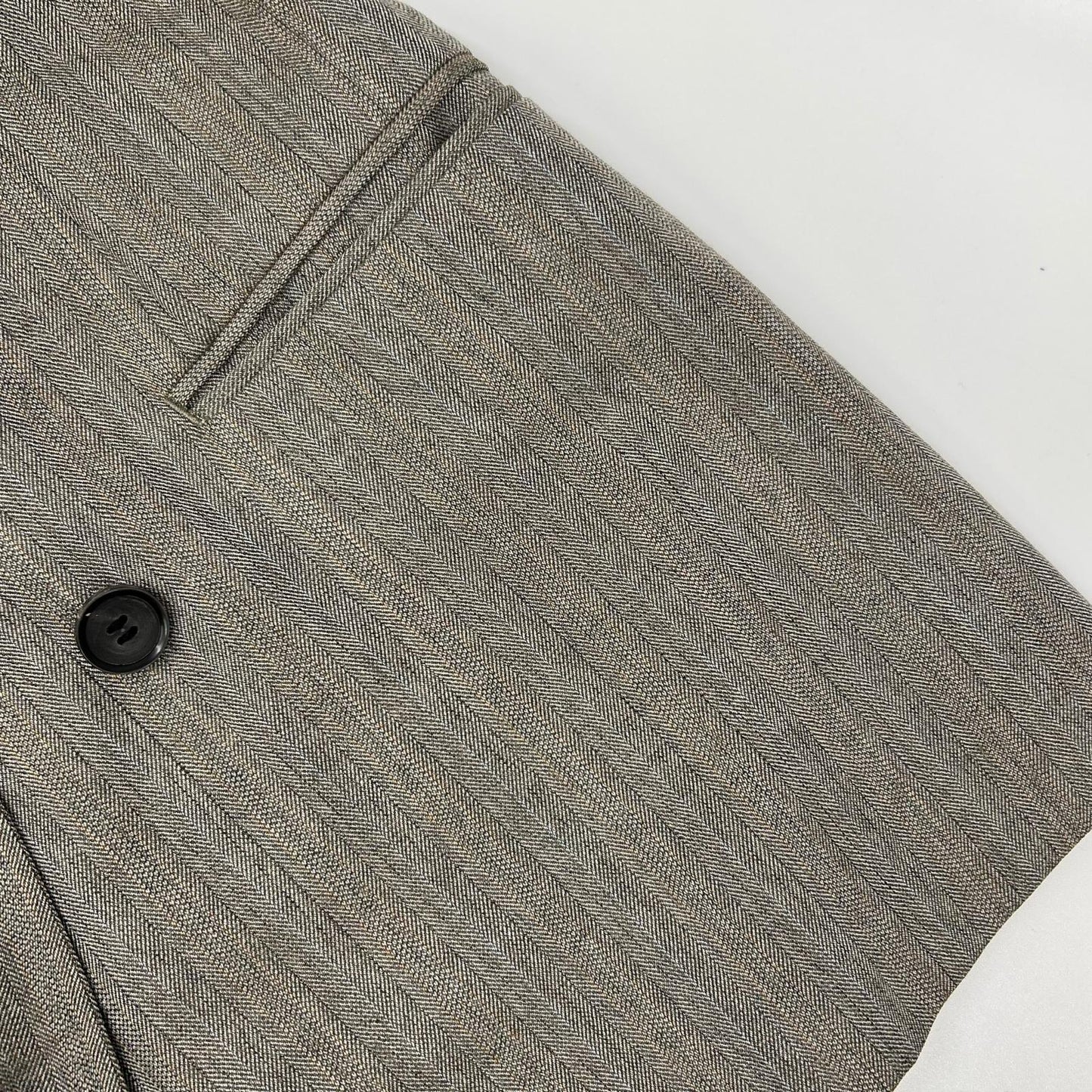 AURALEE オーラリー A8SJ01WH グレー WOOL SILK HERRINGBONE DOUBLE-BREASTED JACKET ジャケット