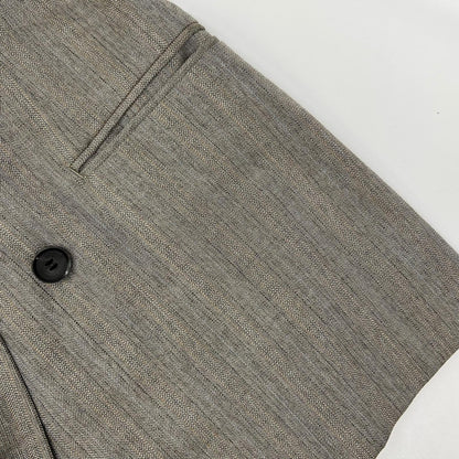 AURALEE オーラリー A8SJ01WH グレー WOOL SILK HERRINGBONE DOUBLE-BREASTED JACKET ジャケット