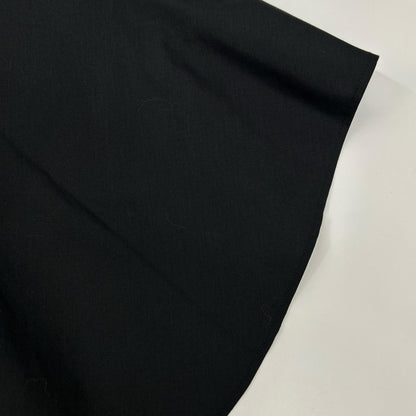 sacai サカイ SCW-083 ブラック コットン ニットドッキング レイヤードシャツワンピース ワンピース