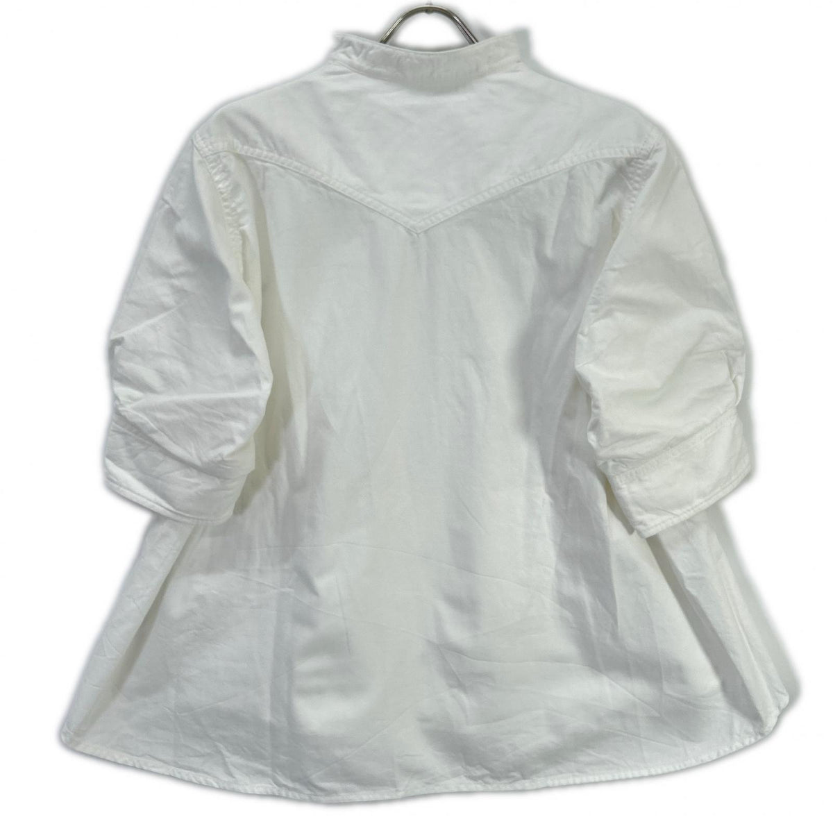 sacai サカイ 25SS 25-07722 ホワイト レイヤード Popeline Knit Pullover/ポプリンニットプルオーバー トップス