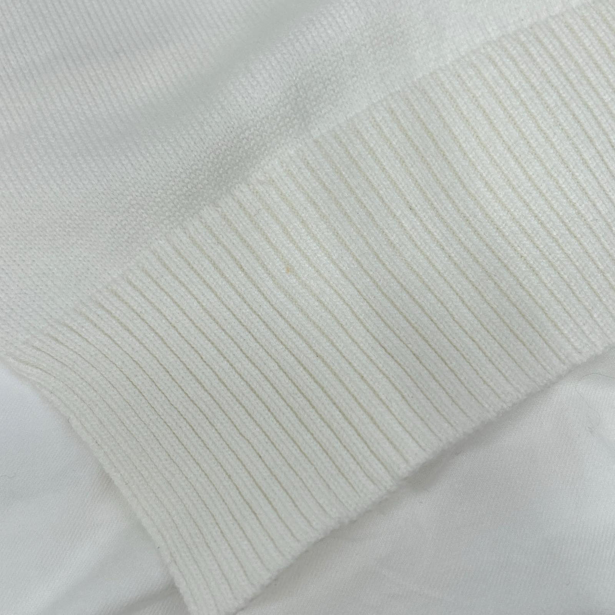 sacai サカイ 25SS 25-07722 ホワイト レイヤード Popeline Knit Pullover/ポプリンニットプルオーバー トップス